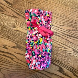 NWOT Lily Pulitzer Fabric Wine Gift Bag